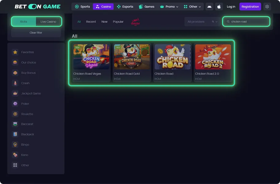 Find the Chicken Road Slot