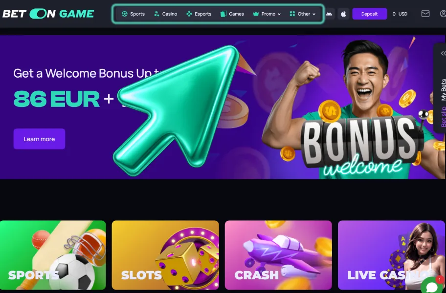 How to Claim Your BetOnGame Welcome Bonus Step 4